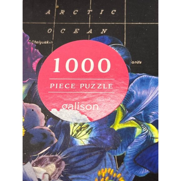 Spring Map Of The World In Full Bloom 1000 Piece Jigsaw Puzzle Gailson 1" Pieces - Picture 4 of 7